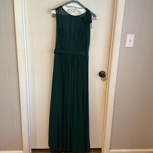 After Six Green Floor-length Formal